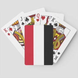 Baraja De Cartas Bandera de Yemen