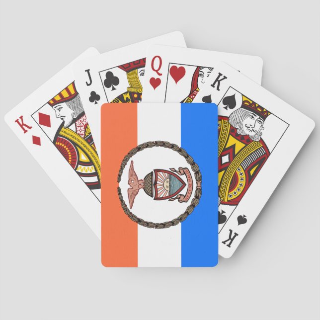 Baraja De Cartas Bandera del Bronx (barrio de Nueva York) (Reverso)