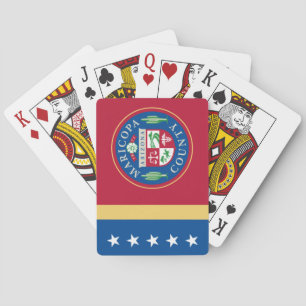 Baraja De Cartas Bandera del condado de Maricopa (Arizona)