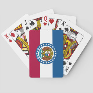 Baraja De Cartas Bandera del Estado de Misuri