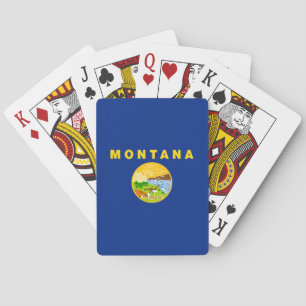 Baraja De Cartas Bandera del estado de Montana