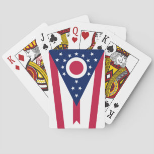 Baraja De Cartas Bandera del Estado de Ohio