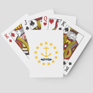 Baraja De Cartas Bandera del estado de Rhode Island