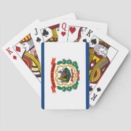 Baraja De Cartas Bandera del Estado de Virginia Occidental