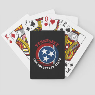 BARAJA DE CARTAS BANDERA DEL ESTADO VOLUNTARIO DE TENNESSEE