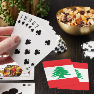 Baraja De Cartas Bandera del Líbano