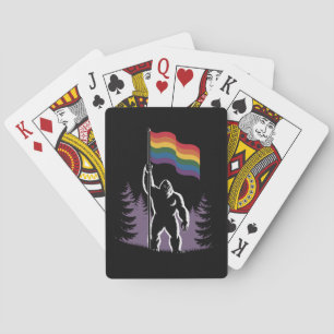 Baraja De Cartas Bandera del nuevo orgullo progresista LGBTQ de Big
