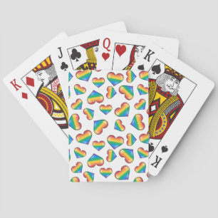 Baraja De Cartas Bandera del Orgullo Arcoiris Juega tarjetas