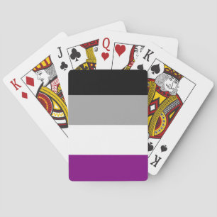 Baraja De Cartas Bandera del Orgullo Asexual