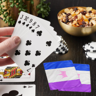 Baraja De Cartas bandera del orgullo de la cultura drag de Slippery