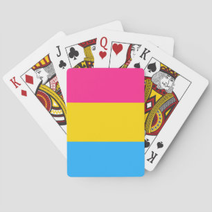 Baraja De Cartas Bandera del orgullo pansexual LGBTQ