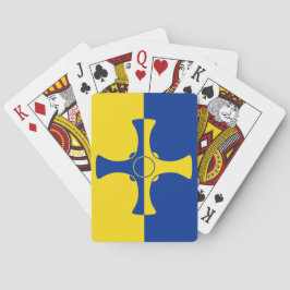 Baraja De Cartas Bandera Durham (condado de Inglaterra, Reino Unido