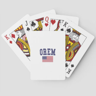 Baraja De Cartas Bandera estadounidense de Orem
