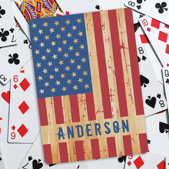 Baraja De Cartas Bandera estadounidense rusa personalizada patrióti (Subido por el creador)
