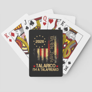 Baraja De Cartas Bandera estadounidense vintage partidario político