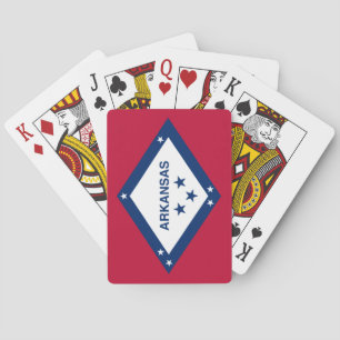 Baraja De Cartas Bandera Estatal de Arkansas