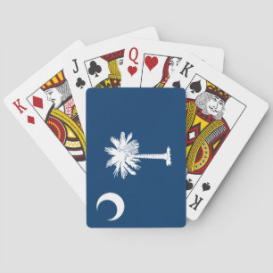 Baraja De Cartas Bandera Estatal de Carolina del Sur