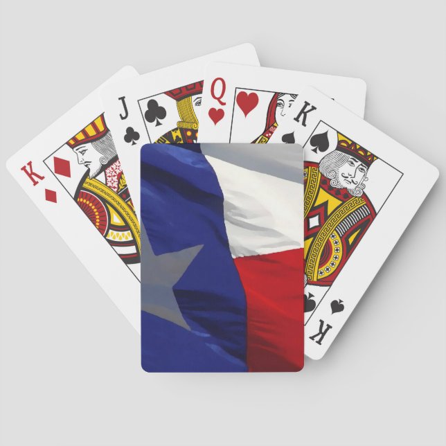 Baraja De Cartas Bandera Estatal de Texas (Reverso)