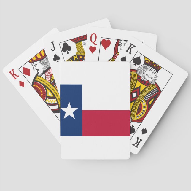 Baraja De Cartas Bandera Estatal de Texas (Reverso)