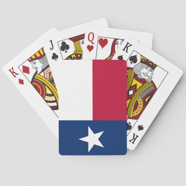 Baraja De Cartas Bandera Estatal de Texas (Texas) (Reverso)