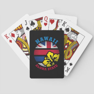 BARAJA DE CARTAS BANDERA ESTATAL HAWAII ALOHA