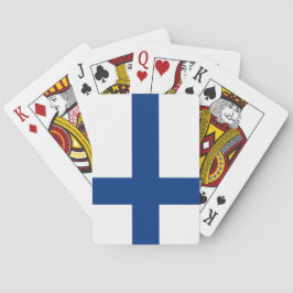 Baraja De Cartas Bandera finlandesa (Finlandia)