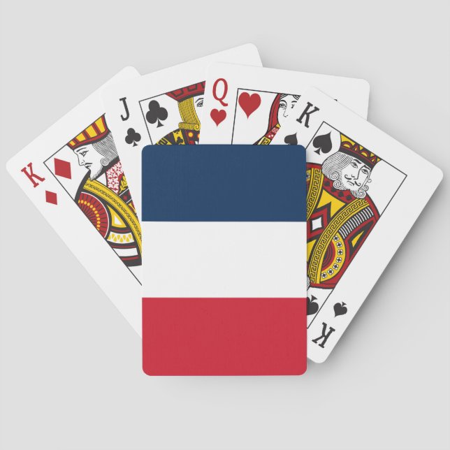 Baraja De Cartas Bandera francesa (Reverso)