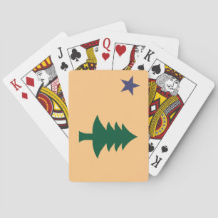 Baraja De Cartas Bandera histórica de Maine (1901-1909)