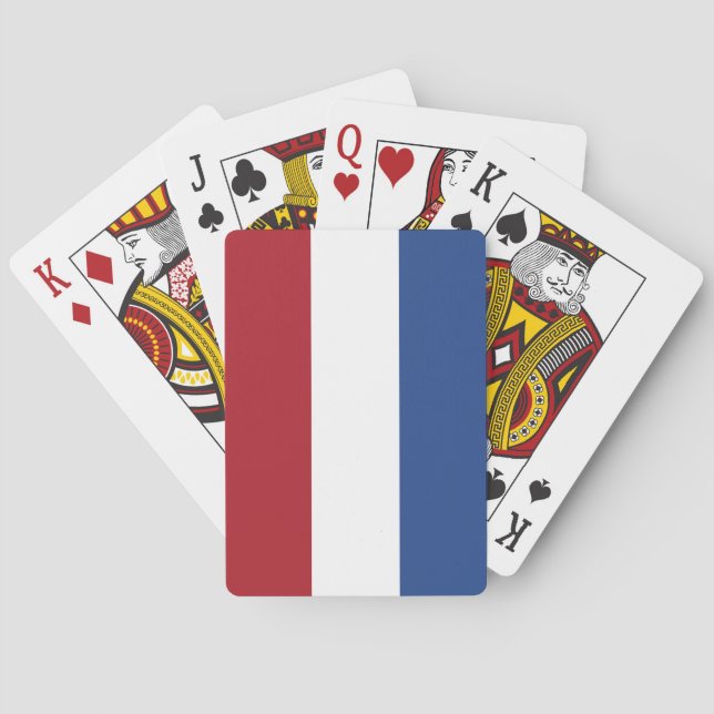 Baraja De Cartas Bandera holandesa (Reverso)