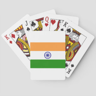 Baraja De Cartas Bandera india - Imagen de alta calidad