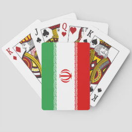 Baraja De Cartas Bandera iraní (Irán) (persa)
