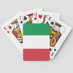Baraja De Cartas Bandera italiana (Italia)