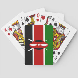 Baraja De Cartas Bandera keniana (Kenya)