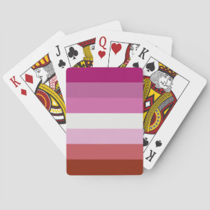Baraja De Cartas Bandera lesbiana