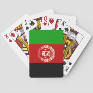 Baraja De Cartas Bandera mundial nacional de Afganistán