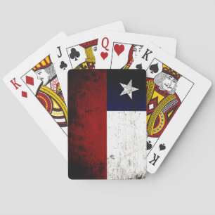 Baraja De Cartas Bandera negra de Chile del Grunge