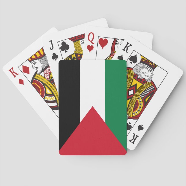 Baraja De Cartas Bandera palestina (Palestina) (Reverso)