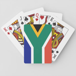 Baraja De Cartas Bandera patriótica de Sudáfrica Bokke