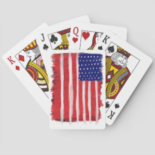 Baraja De Cartas Bandera Pintada Arte Folclórico