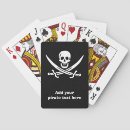 Baraja De Cartas Bandera pirata jolly roger