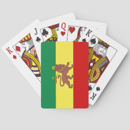 Baraja De Cartas Bandera rastafari (Rastafarianismo) (Rasta)