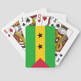 Baraja De Cartas Bandera Santo Tomé y Príncipe (Santo Tomé y Prínci