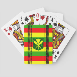 Baraja De Cartas Bandera tribal de Kanaka Maoli