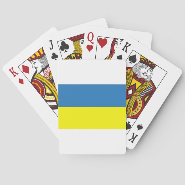 Baraja De Cartas Bandera ucraniana (Reverso)