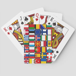 Baraja De Cartas Banderas del mundo.