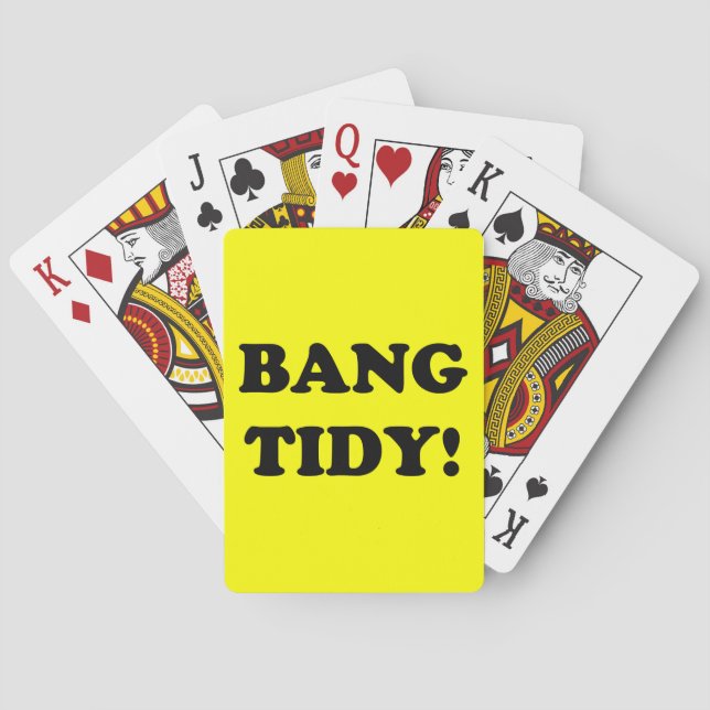 BARAJA DE CARTAS "¡BANG TIDY!" (Reverso)