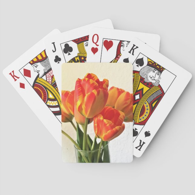 Baraja De Cartas Banja Luka Tulips (Reverso)