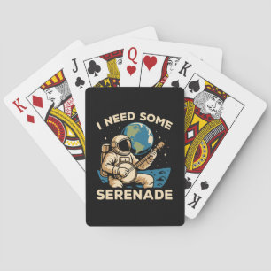 Baraja De Cartas Banjo astronauta Serenade Sonido cósmico