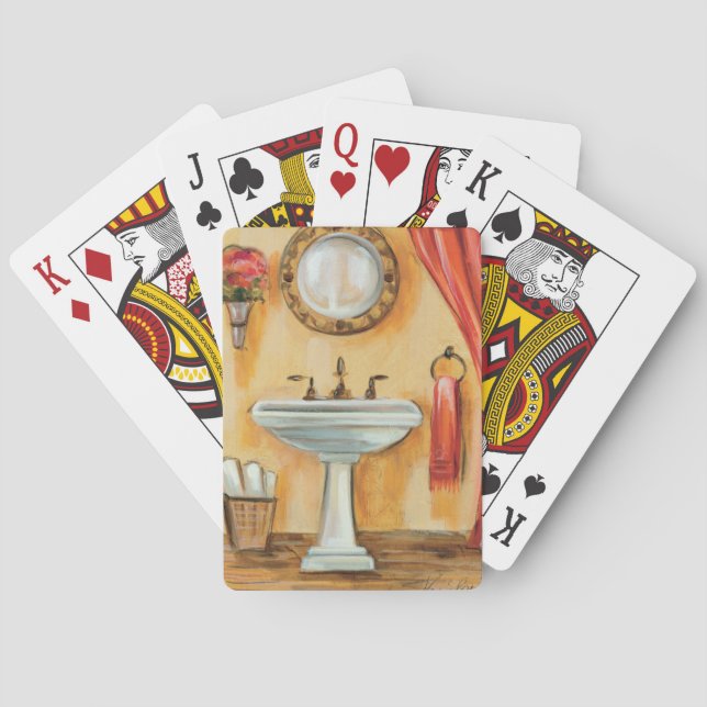 Baraja De Cartas Baño acogedor y contemporáneo (Reverso)