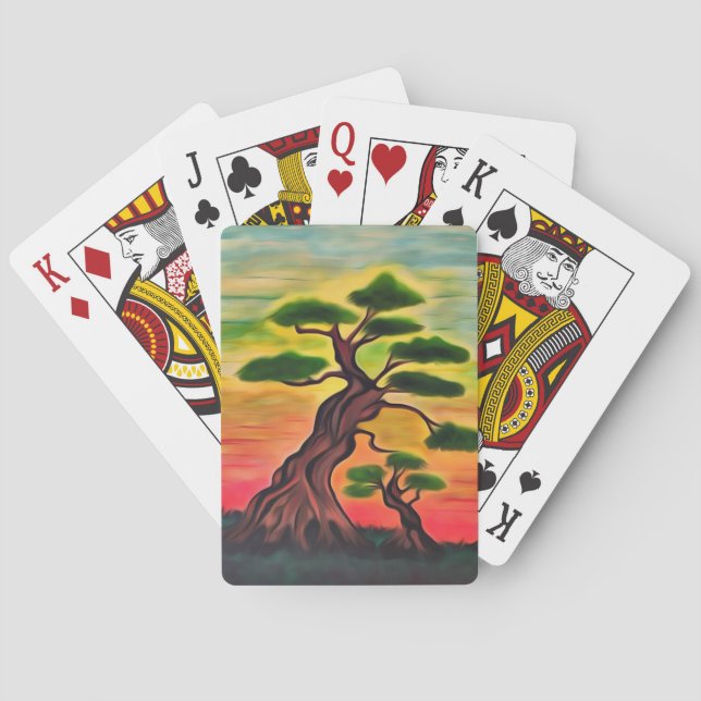 Baraja De Cartas Baobabs de África (Reverso)